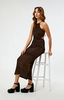 MINKPINK Alani Tie Back Midi Dress