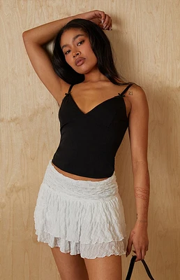 Your Favorite Layered Lace Mini Skirt