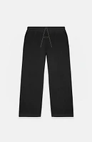 Kids Fear of God Essentials Black Lounge Sweatpants