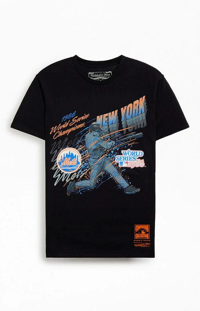 Mitchell & Ness NY Mets 1986 World Series Champions T-Shirt