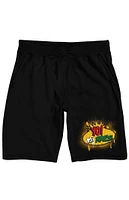 Yo MTV Raps Gold Logo Sweat Shorts