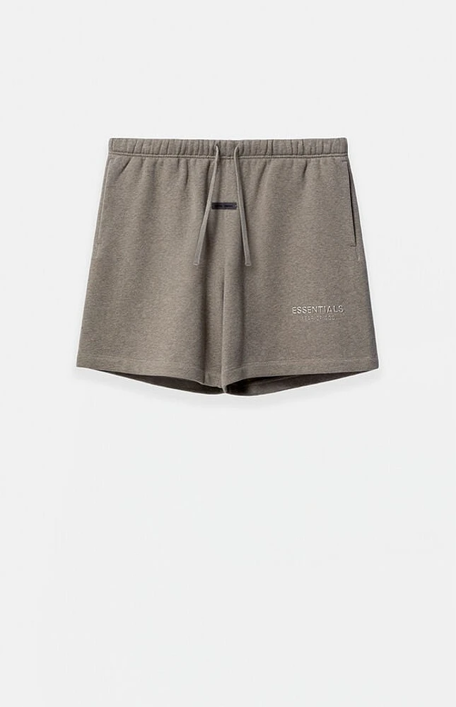 Fear of God Essentials Kids Homestead Heather Fleece Soccer Sweat Shorts