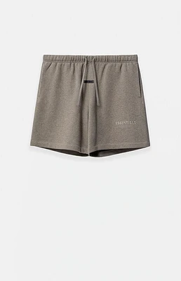 Fear of God Essentials Kids Homestead Heather Fleece Soccer Sweat Shorts