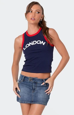 Edikted London Girl Contrast Tank Top