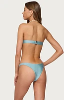 Edikted Mesa Metal Ring Bandeau Bikini Top