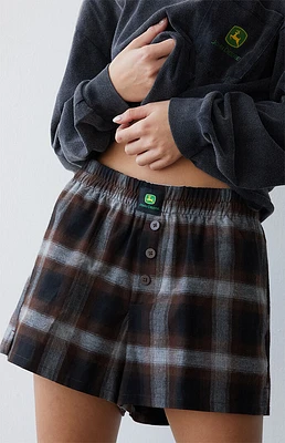 JOHN DEERE Plaid Low Rise Boxer Shorts