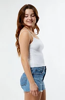 LA Hearts Cordelia Ribbed Tank Top