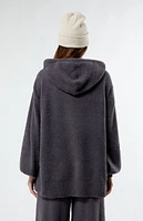 WEWOREWHAT Knit Oversized Hoodie