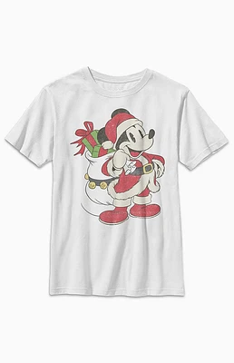 Kids Just Santa Mickey T-Shirt