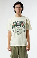 Pacific Sunwear Floral Crest T-Shirt