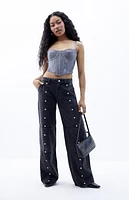Pacsun Casey Black Low Rise Seam Baggy Jeans