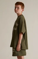 Fear of God Essentials Kids Military Crew Neck T-Shirt