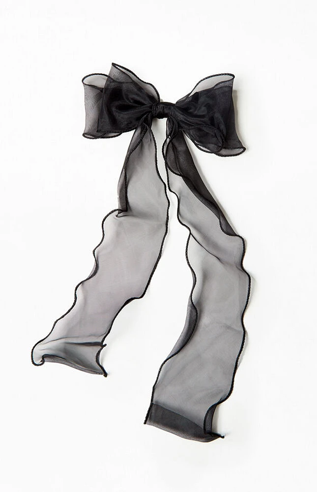 Pacsun Chiffon Big Bow Barrette
