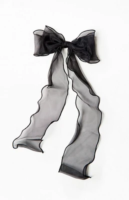 Pacsun Chiffon Big Bow Barrette