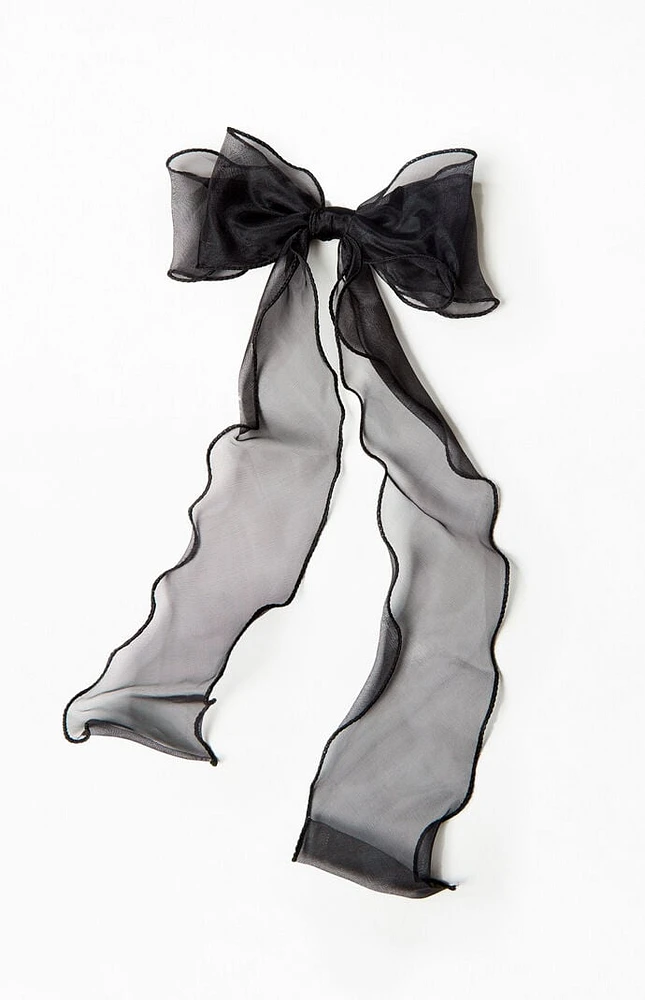 PacSun Chiffon Big Bow Barrette