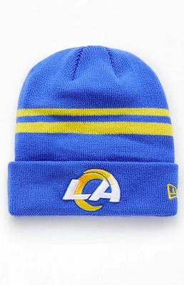 New Era LA Rams Striped Beanie