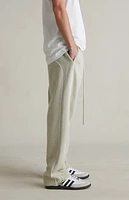 Fear of God Essentials Heather Stone & Cloud White Relaxed Fleece Sweatpants