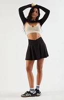 PAC WHISPER Active Crossover Front Mini Skirt