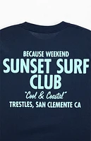 Because Weekend Sunset Surf Club T-Shirt