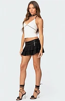 Edikted Celine Contrast Halter Top