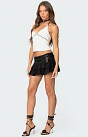 Edikted Celine Contrast Halter Top