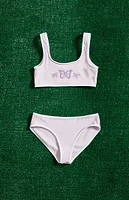 PacSun Kids Butterfly Bikini Top & Bottom Set