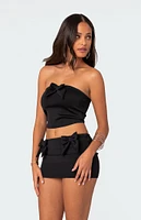 Edikted Gabriella Bow Tube Top