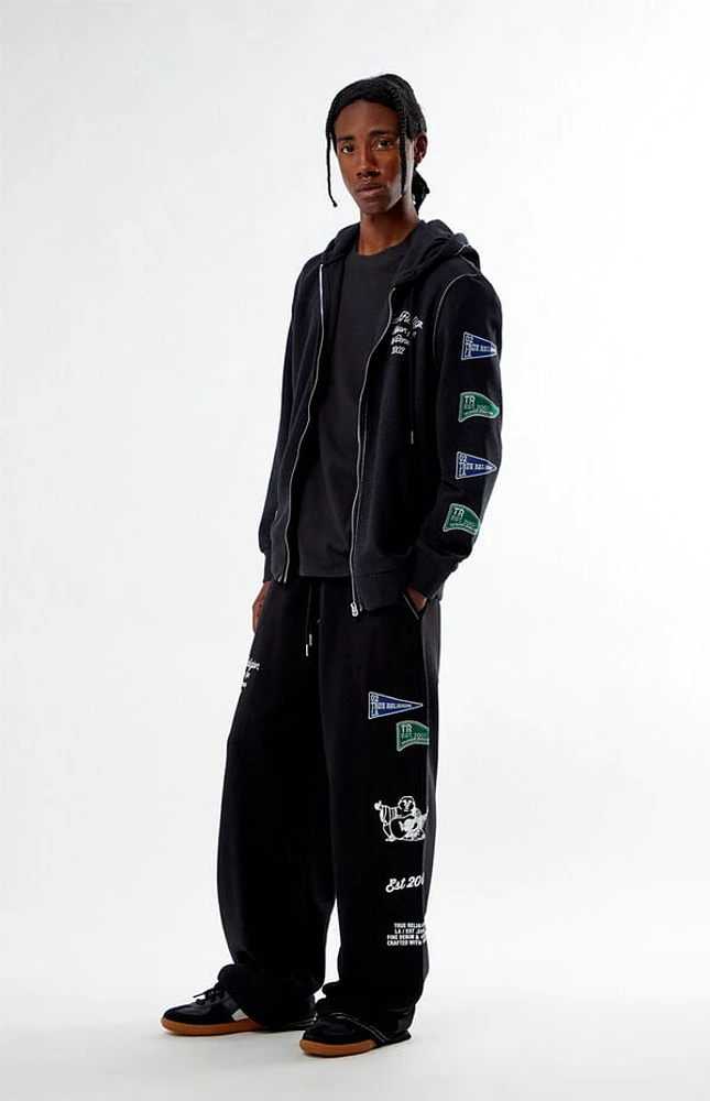 True Religion Reverse Terry Baggy Sweatpants