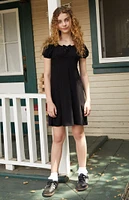 PacSun Kids Black Short Sleeve Dress