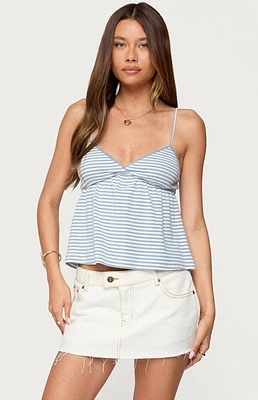 Edikted Orietta Striped Babydoll Top