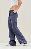 PacSun Navy Low Rise Baggy Flare Pants