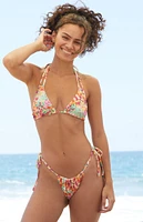 Rhythm Sierra Floral Triangle Bikini Top