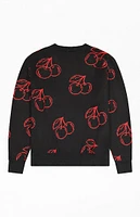 WeSC America Inc Leon Cherries Outline Sweater