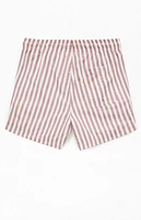 Pacsun Caribou Striped 4.5" Swim Trunks