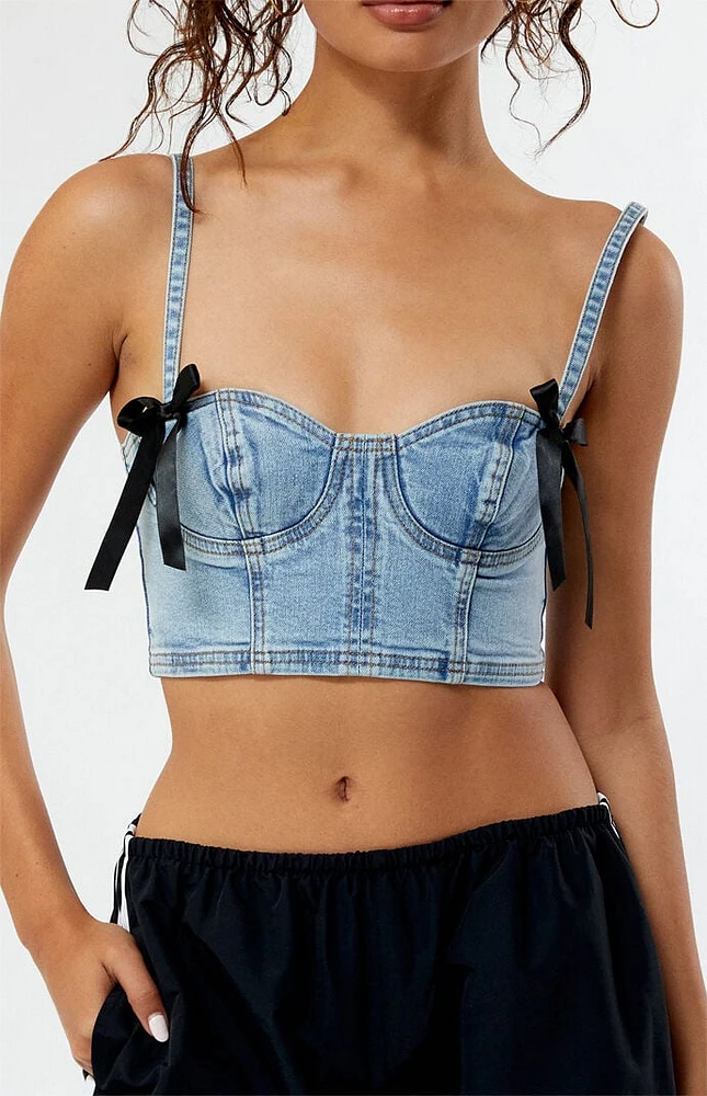 PacSun Serafina Denim Corset