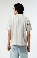 PacSun Weave Stripe Camp Shirt