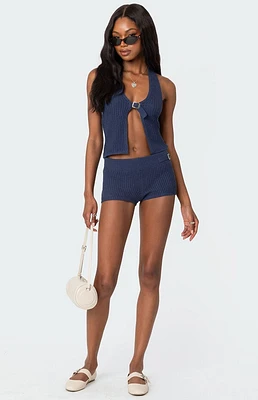 Edikted Weekender Knit Micro Shorts