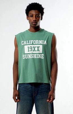 Pacsun Sunshine Cutoff Muscle T-Shirt