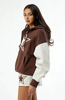 Pacsun Starred Full Zip Hoodie