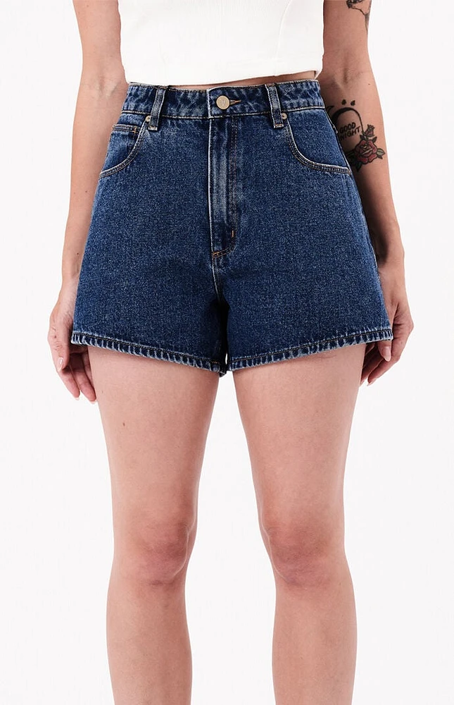 ABRAND Bella High Waisted Venice Denim Shorts