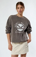 Daisy Street Venice Beach Crew Neck Sweatshirt