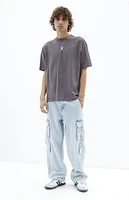 PacSun Light Indigo Baggy Cargo Jeans