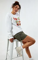 Golden Hour Peach Farmers Market Crew Neck Sweatshirt