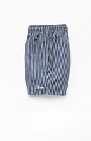 Pacsun Bailey Pinstripe 4.5" Swim Trunks