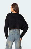 Edikted Mega Star Cropped Sweater