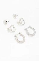 LA Hearts 3 Pack Harlow Earrings