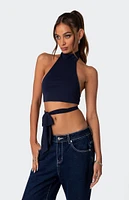 Hamlin Wrap Tie Crop Top