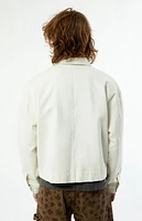 Pacsun Cream Billie Gas Jacket