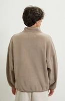 A.R.C. Stone Half Zip Oversized Pullover Sweatshirt