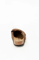 Birkenstock Boston Corduroy Clogs Dark Tea